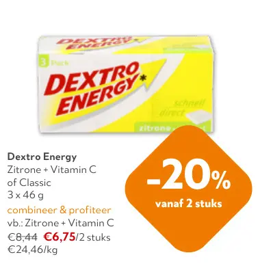 Promotie: Dextro Energy
