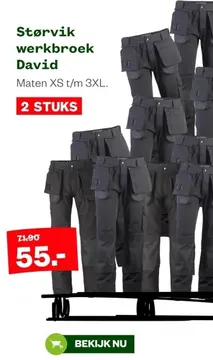 Aanbieding: Størvik werkbroek David