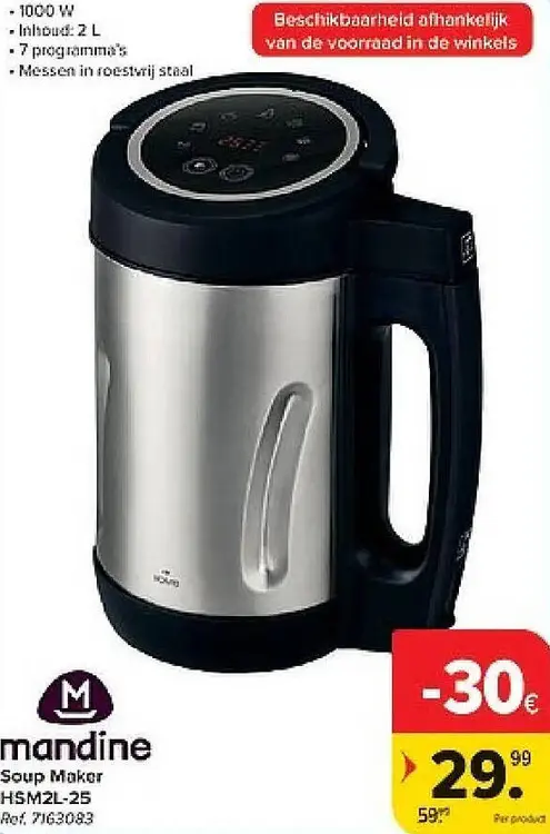 Promotie: Soup Maker HSM2L-25