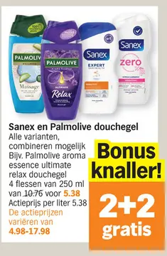Aanbieding: Sanex en Palmolive douchegel