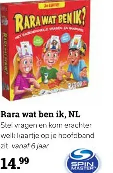 Promotie: Rara wat ben ik, NL