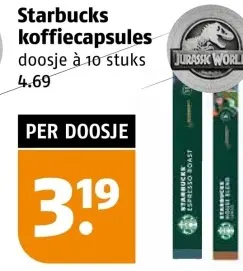 Aanbieding: Starbucks koffiecapsules