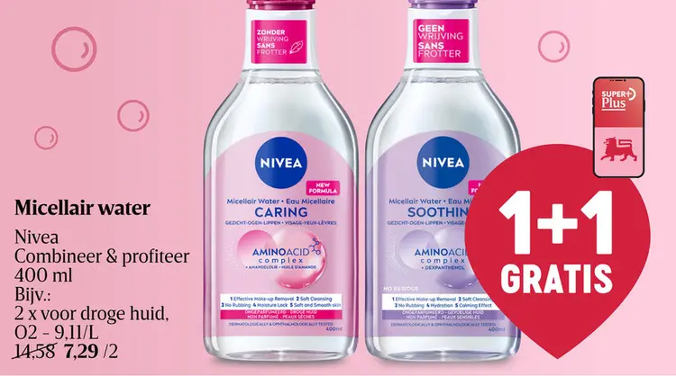Promotie: Micellair water
