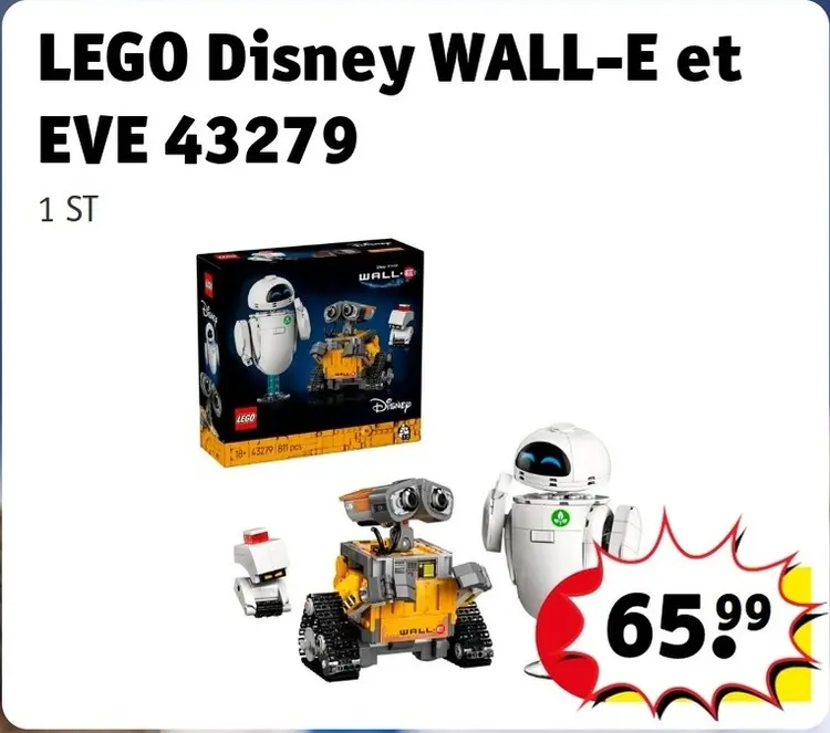 Offre: Disney WALL-E et EVE 43279