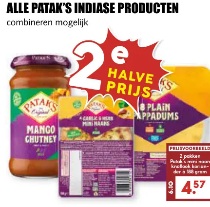Aanbieding: Patak's Indiase Producten