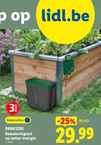 Promotie: Bewateringsset op zonne-energie