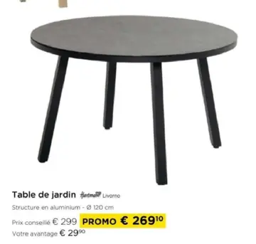 Offre: Table de jardin Livorno