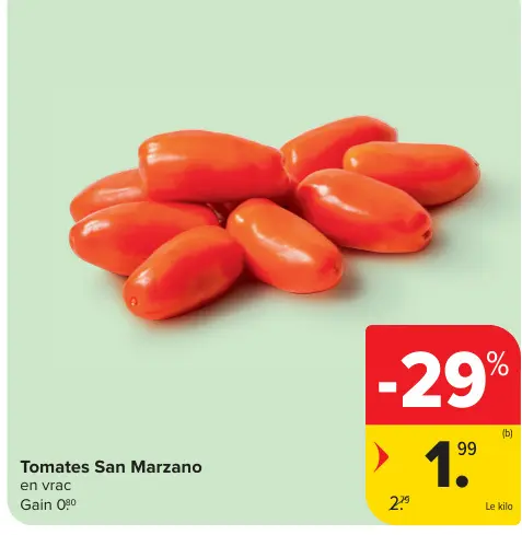 Offre: Tomates San Marzano