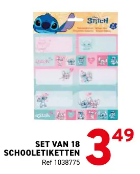Promotie: Schooletiketten