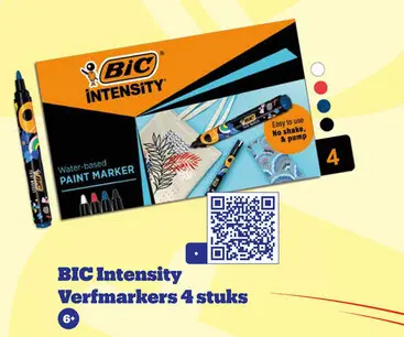 Aanbieding: BIC Intensity Verfmarkers
