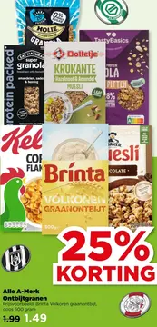 Aanbieding: Alle A-Merk Ontbijtgranen