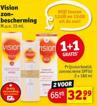 Aanbieding: Vision zonbescherming
