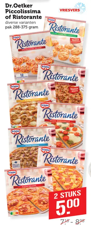 Aanbieding: Piccolissima of Ristorante