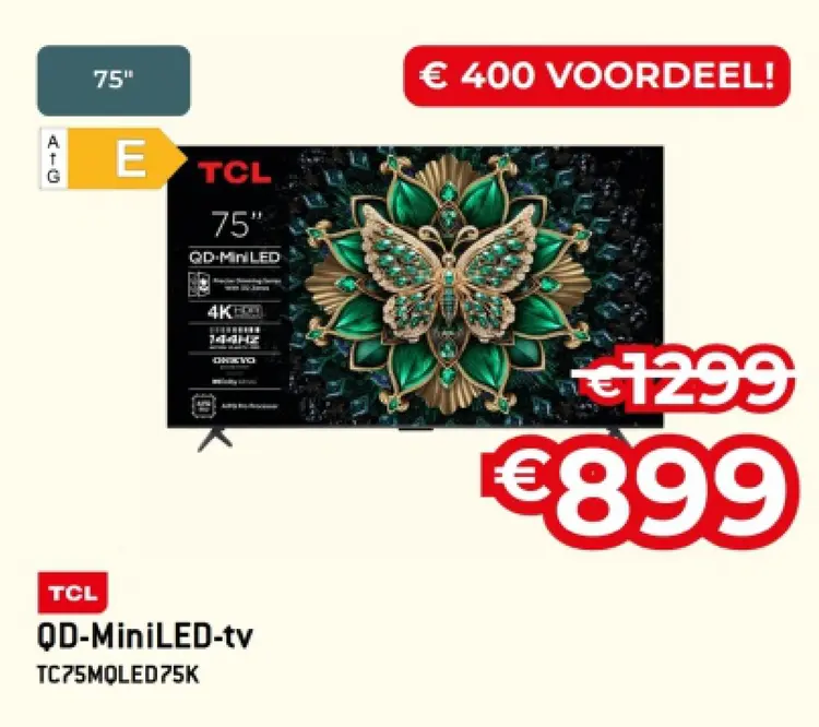 Promotie: 75" QD-Mini LED