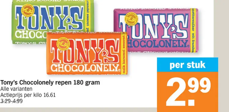 Aanbieding: Tony's Chocolonely repen