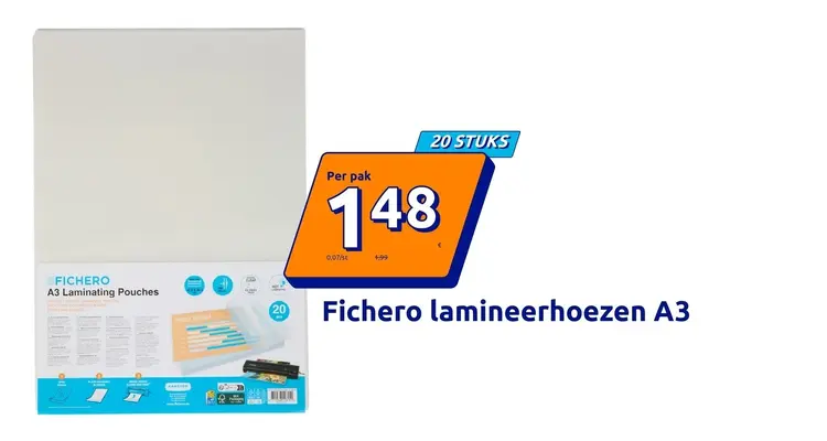 Promotie: Fichero lamineerhoezen A3
