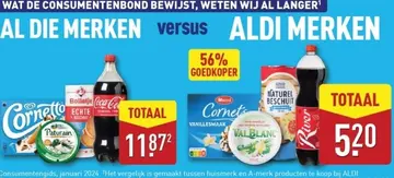 Aanbieding: AL DIE MERKEN versus ALDI MERKEN