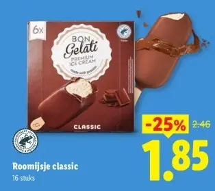 Aanbieding: Roomijsje classic