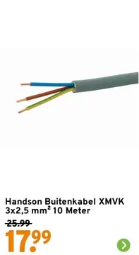 Aanbieding: Handson Buitenkabel XMVK