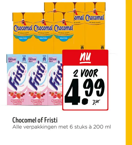Aanbieding: Chocomel of Fristi