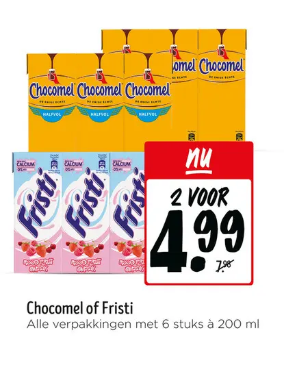 Aanbieding: Chocomel of Fristi