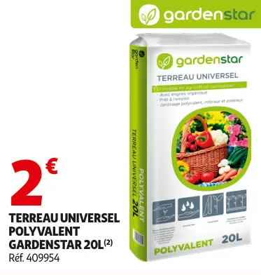 Promotie: Terreau universel polyvalent