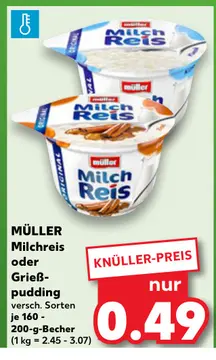 Aanbieding: MÜLLER Milchreis oder Grieß-pudding