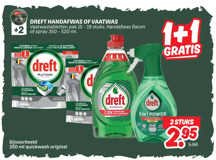 Aanbieding: Handafwas of Vaatwas