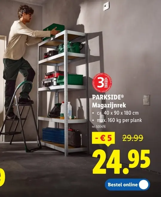 Promotie: Magazijnrek