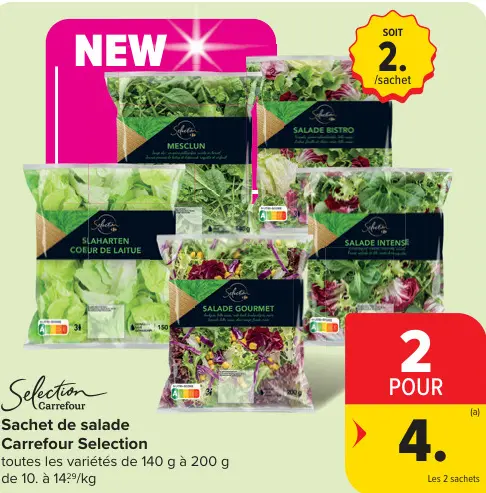 Offre: Sachet de salade