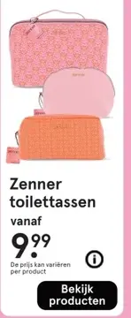 Aanbieding: Zenner toilettassen