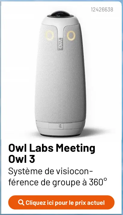Offre: Owl Labs Meeting Owl 3