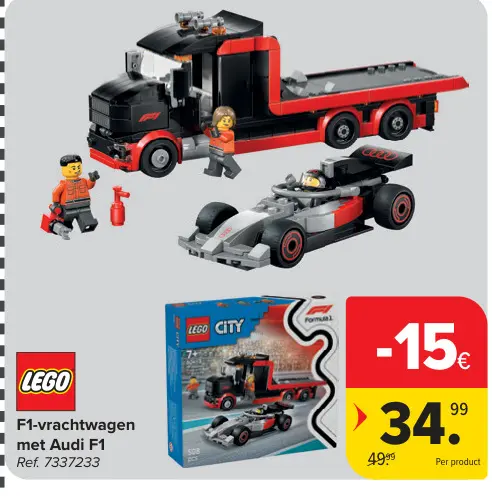 Promotie: F1-vrachtwagen met Audi F1