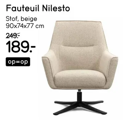 Aanbieding: Fauteuil Nilesto