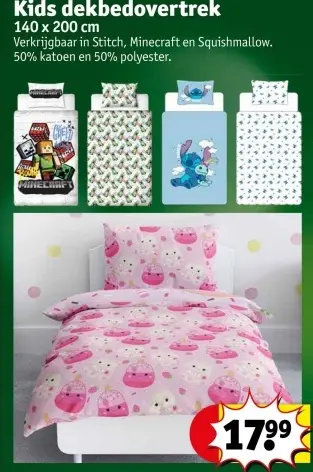 Promotie: Kids dekbedovertrek