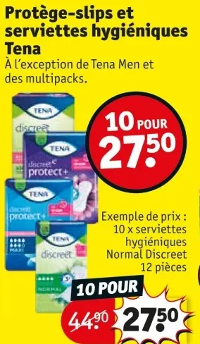 Offre: Protège-slips et serviettes hygiéniques