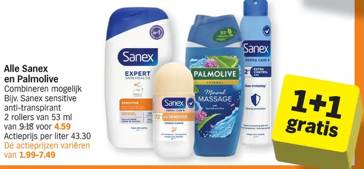 Aanbieding: Sanex en Palmolive
