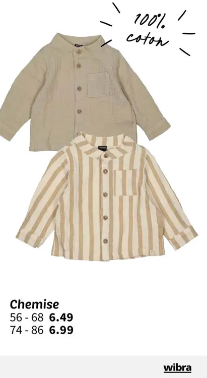 Offre: Chemise