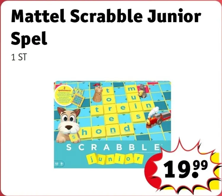 Promotie: Scrabble Junior Spel