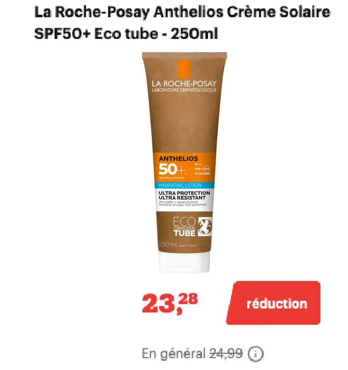 Offre: Anthelios Crème Solaire
