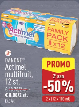 Aanbieding: Actimel multifruit