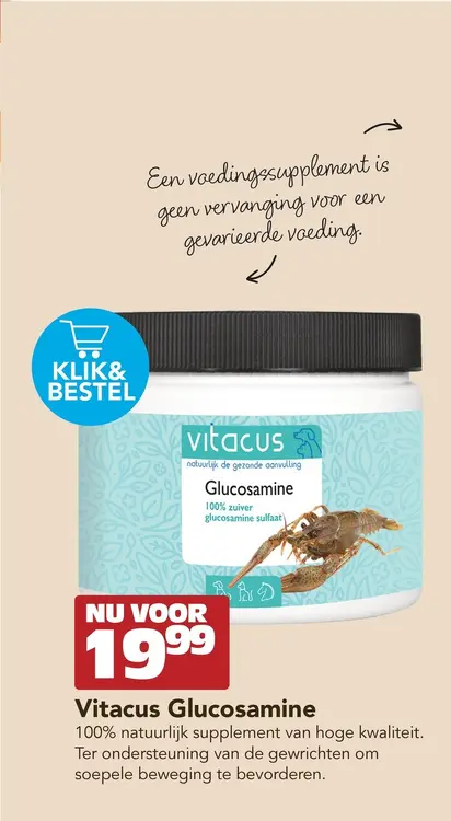 Aanbieding: Vitacus Glucosamine