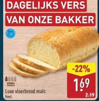 Aanbieding: Luxe vloerbrood maïs