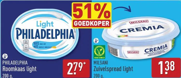 Aanbieding: Zuivelspread light