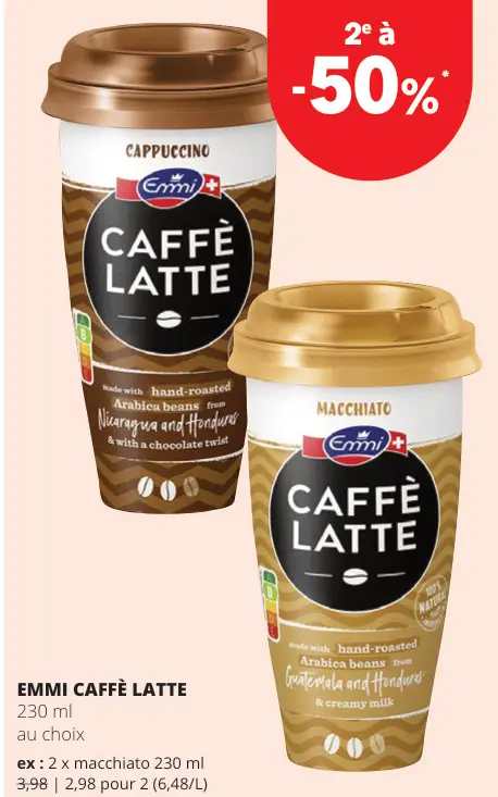 Offre: Emmi caffè latte