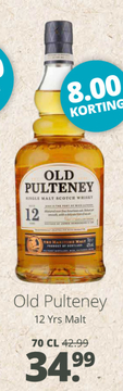 Aanbieding: Old Pulteney 12 Yrs Malt