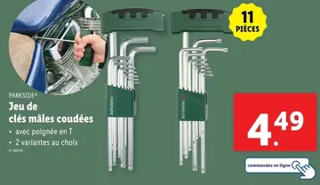 Offre: Jeu de clés mâles