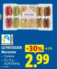 Offre: LE PATISSIER Macarons