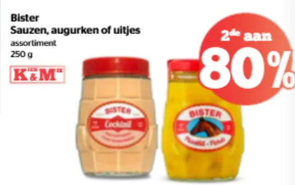 Promotie: Sauzen, augurken of uitjes