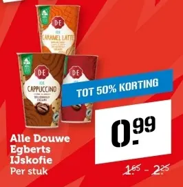 Aanbieding: Alle Douwe Egberts IJskofie